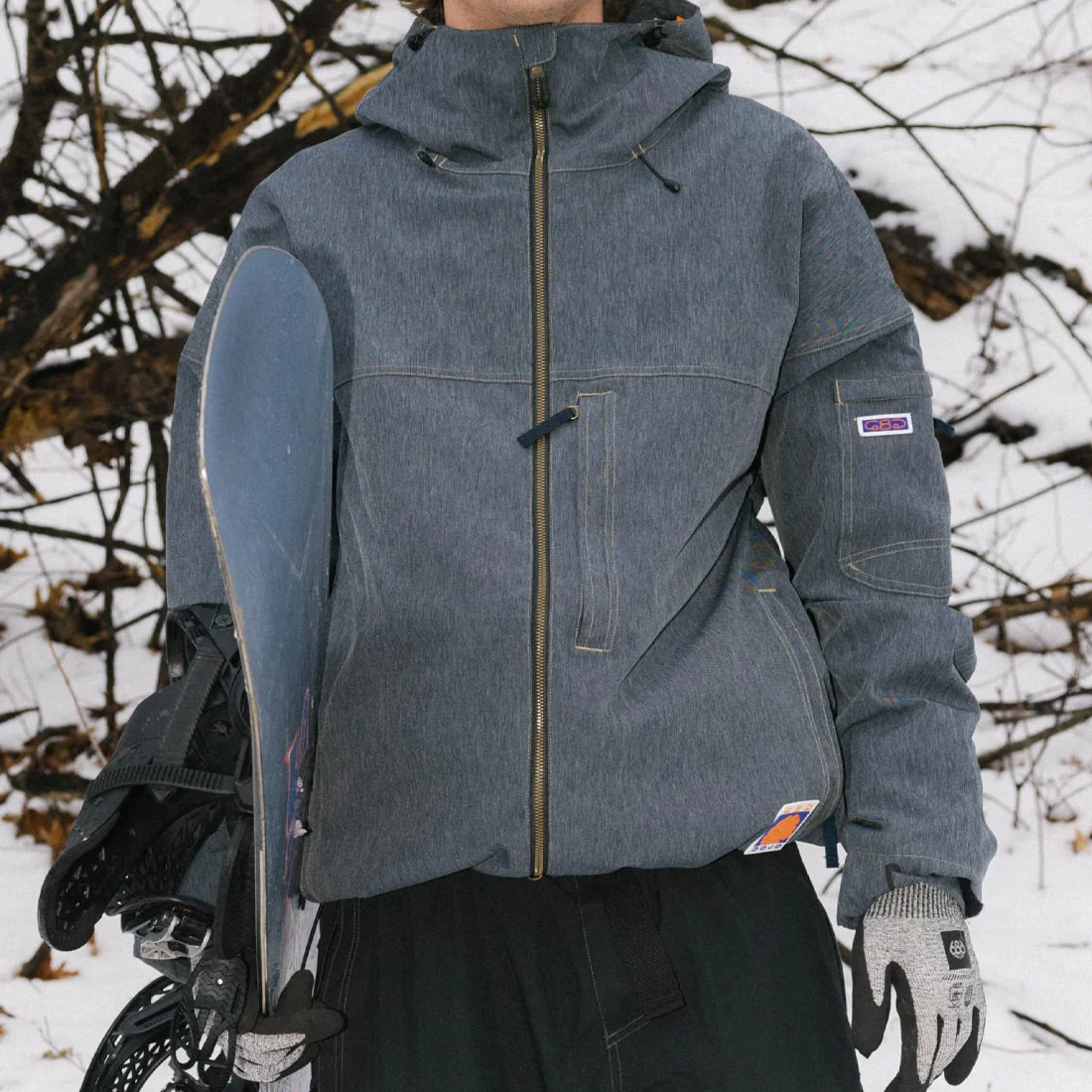 686 Dojo Shell Jacket 2026 - Navy Denim - Image 2