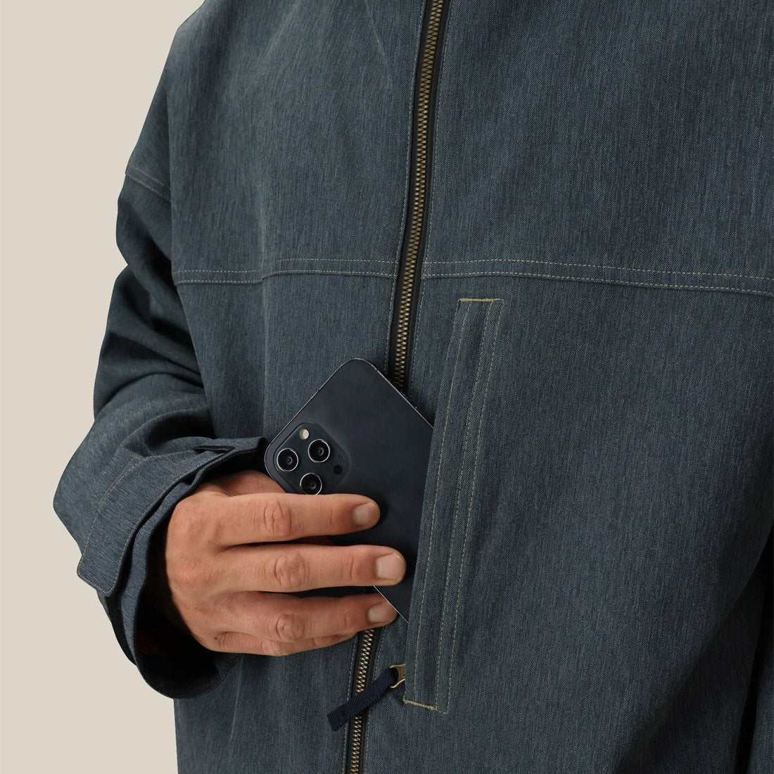 686 Dojo Shell Jacket 2026 - Navy Denim - Image 3