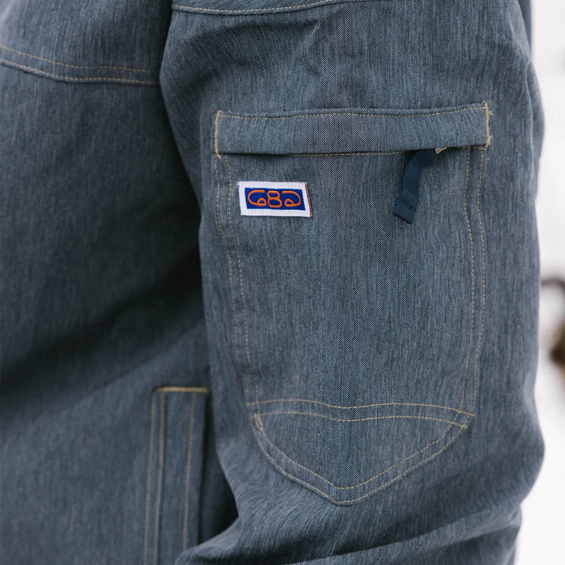 686 Dojo Shell Jacket 2026 - Navy Denim - Image 5