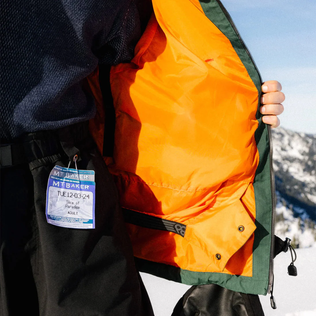 686 Dojo Shell Jacket - Moss Green Ripstop - Image 7