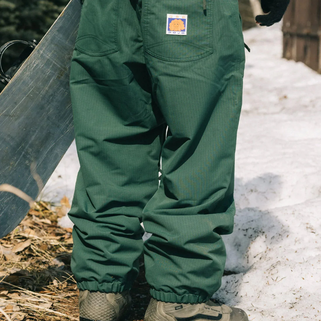 686 Dojo Shell Pant 2026 - Moss Green Ripstop - Image 4