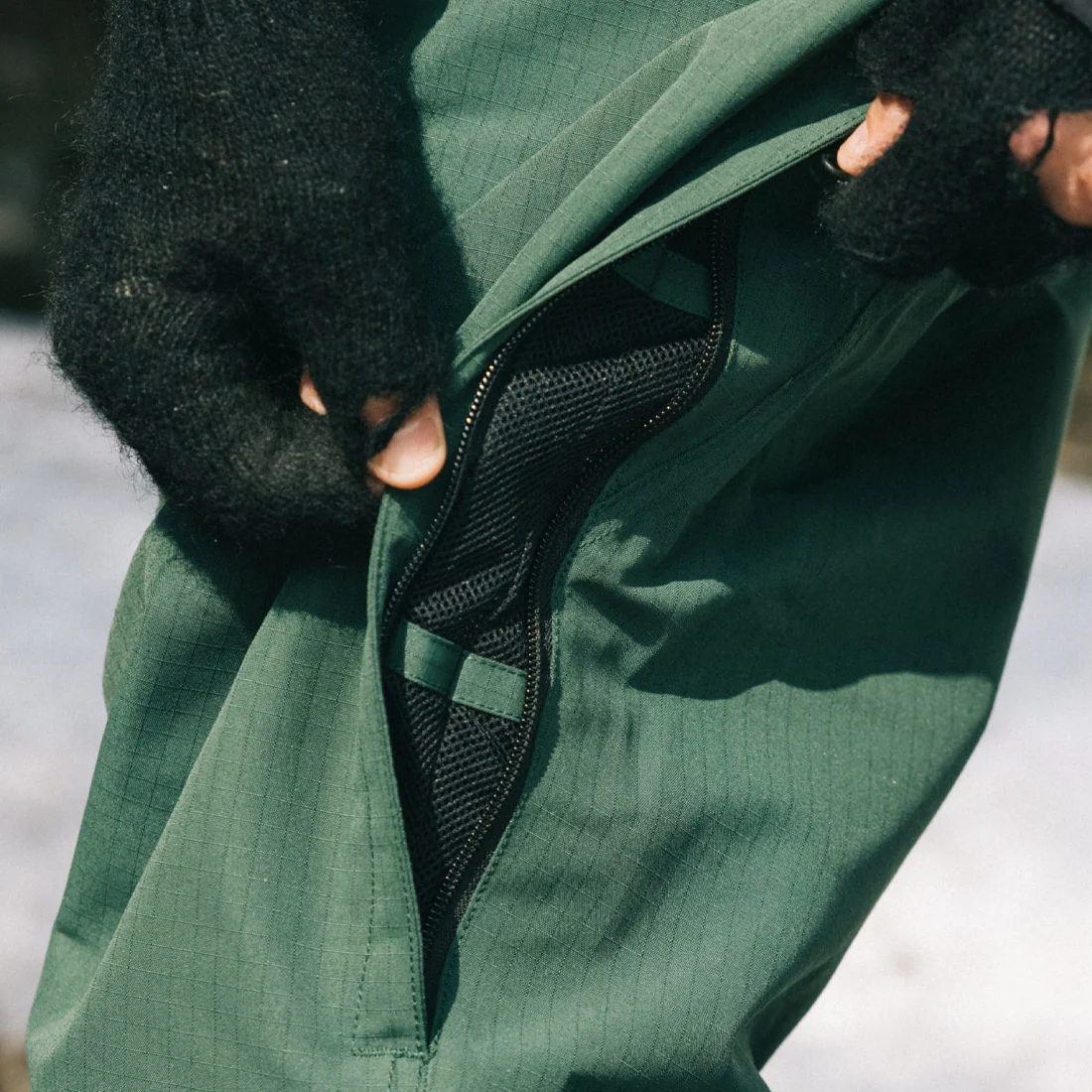 686 Dojo Shell Pant 2026 - Moss Green Ripstop - Image 7
