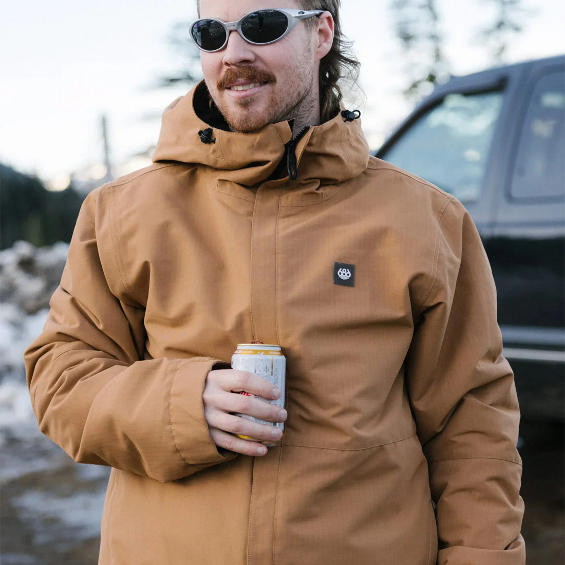 686 Foundation Insulated Jacket 2026 - Caramel Ripstop - Image 4