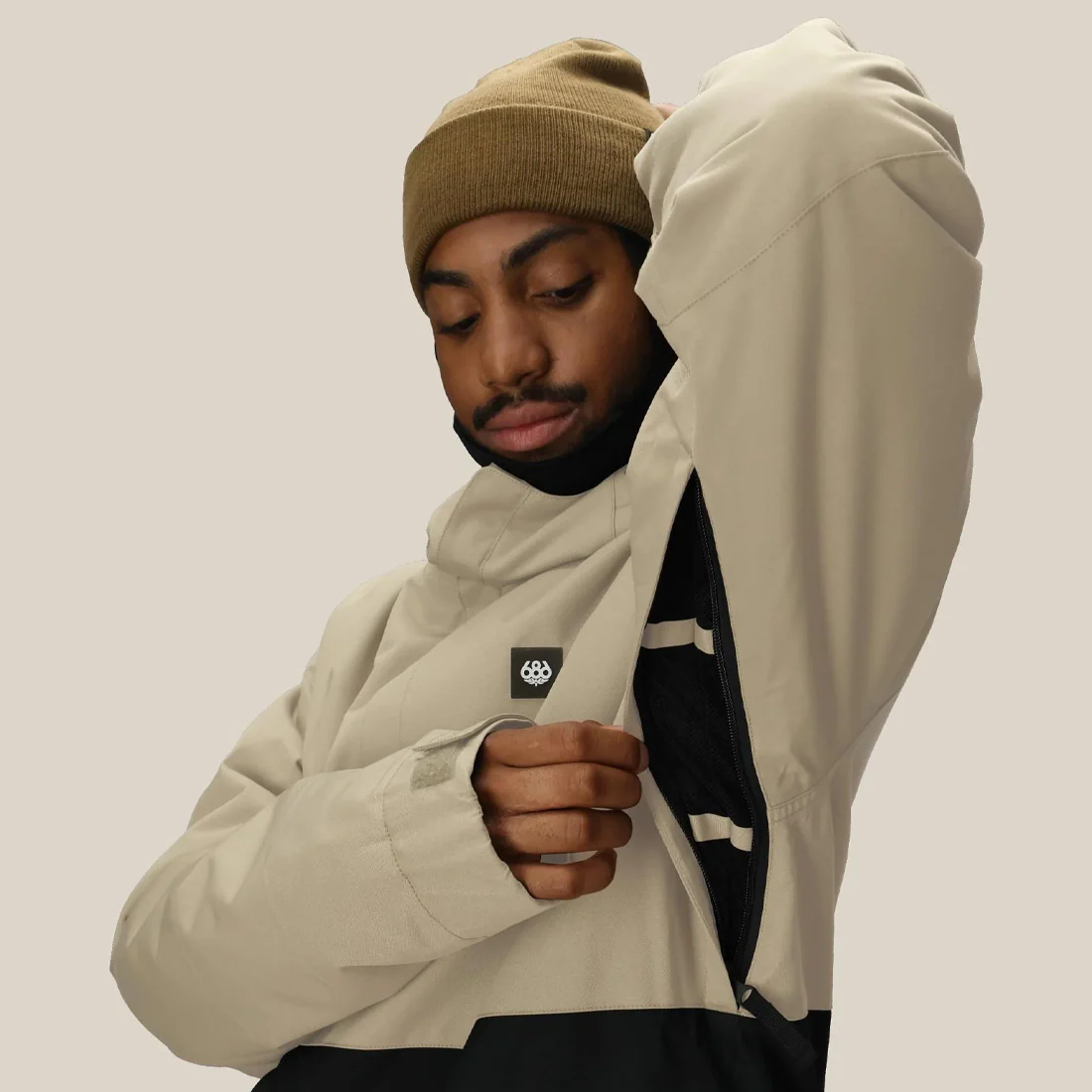 686 Foundation Insulated Jacket 2026 - Sage Colorblock - Image 5