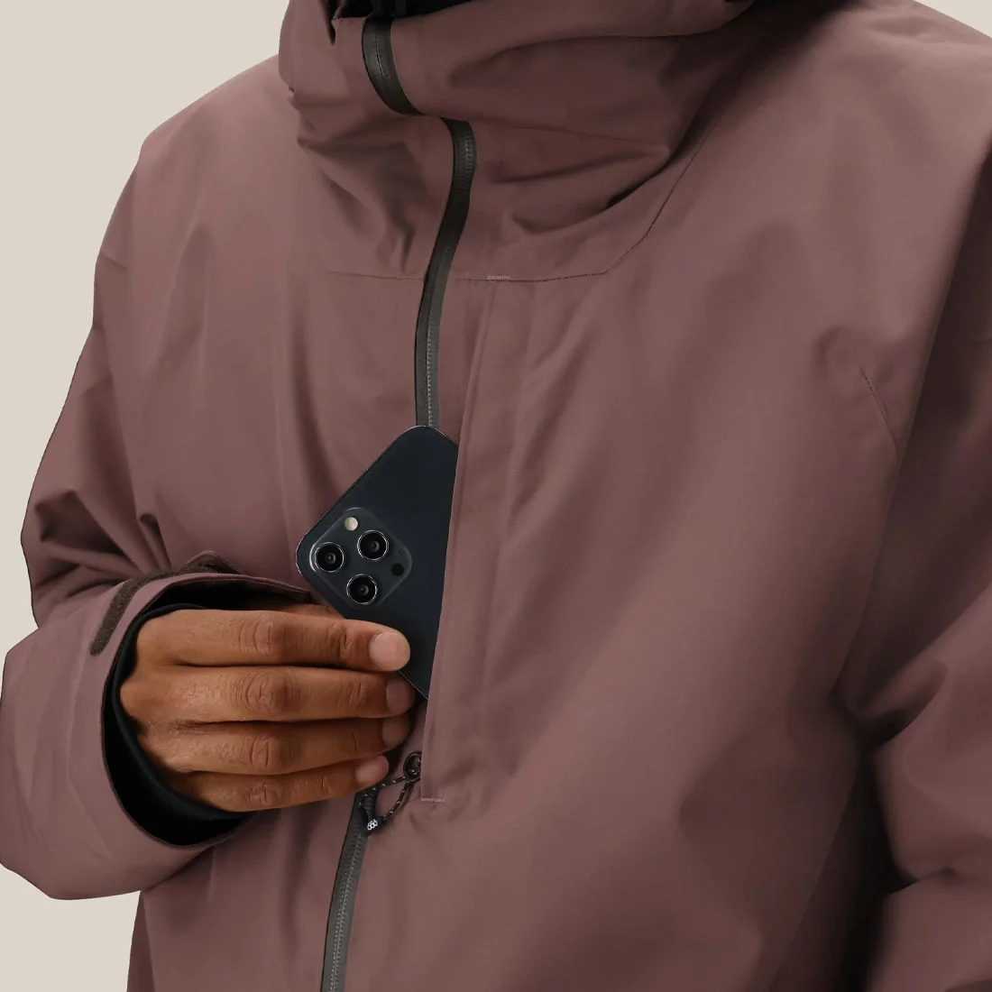 686 Gateway Shell Jacket 2026 - Peppercorn - Image 4