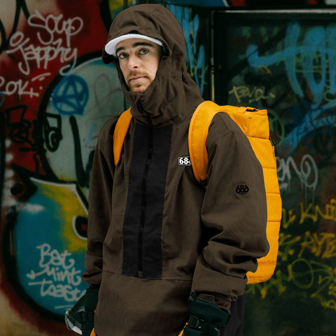 686 Ghost 2.5L Anorak 2026 - Coffee Corduroy - Image 2