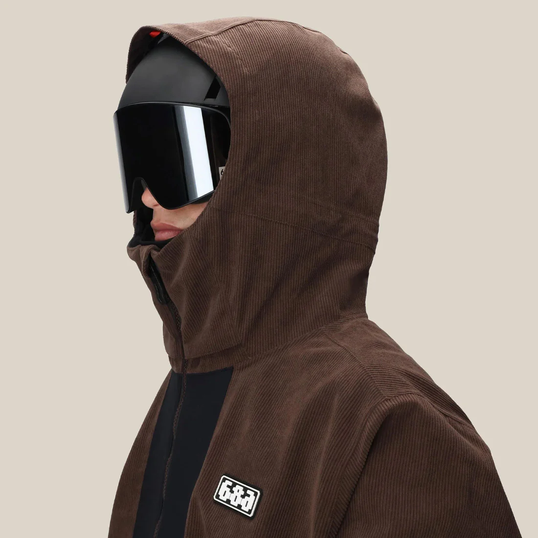 686 Ghost 2.5L Anorak 2026 - Coffee Corduroy - Image 5