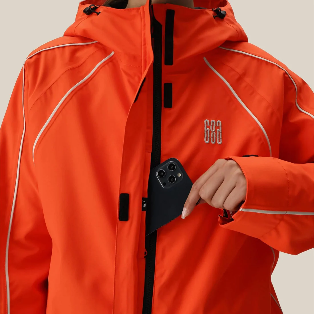 686 Women's Hologram Shell Jacket 2026 - Flare - Image 5