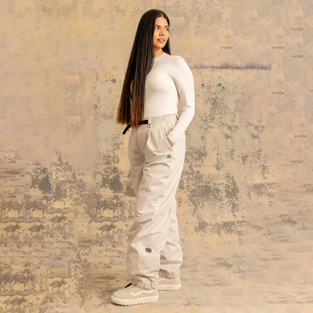 686 Women's Outline Shell Pant 2026 - Limestone - Image 5