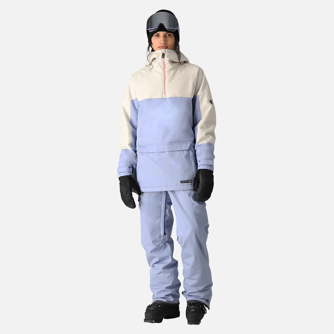 686 Women's Upton Insulated Anorak 2025 - Limestone Colorblock - Image 5
