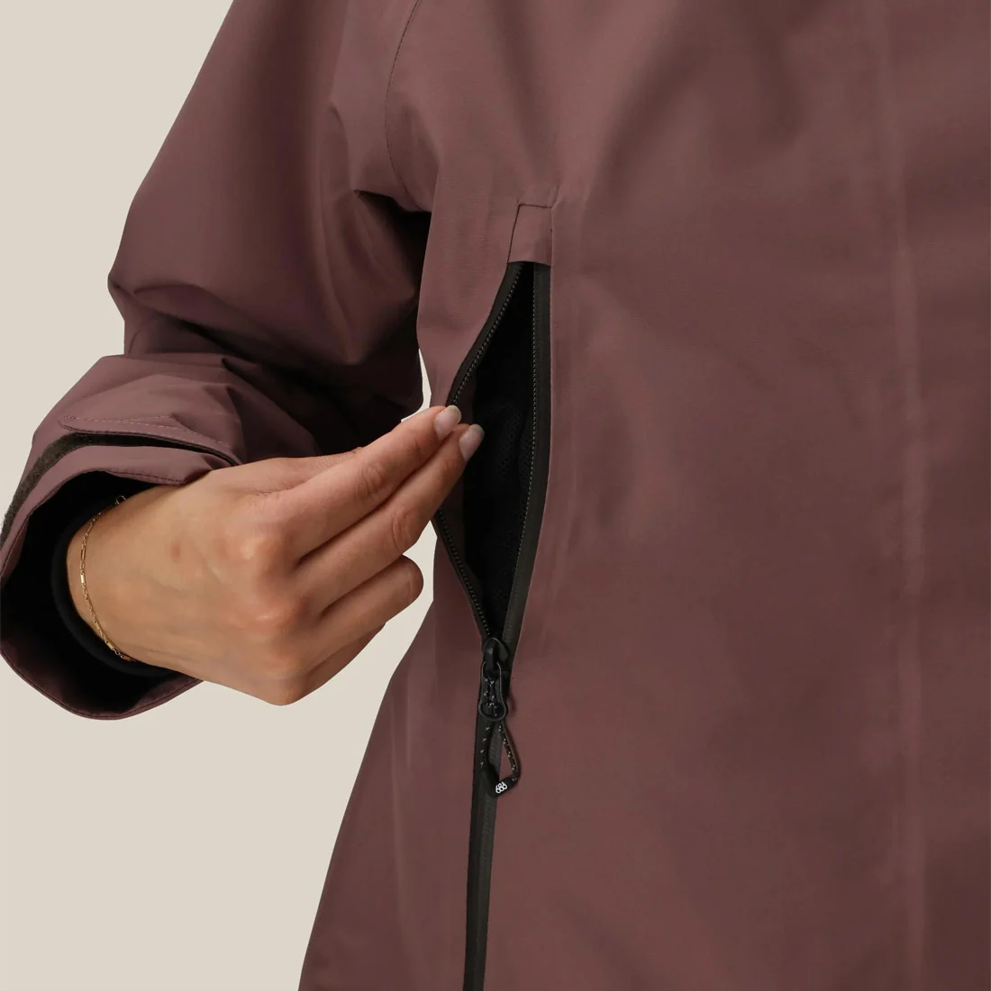 686 Women's Whisper Insulated Jacket 2026 - Peppercorn - Image 3
