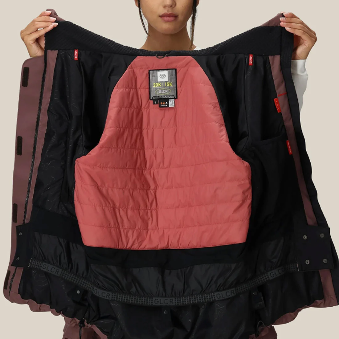 686 Women's Whisper Insulated Jacket 2026 - Peppercorn - Image 4