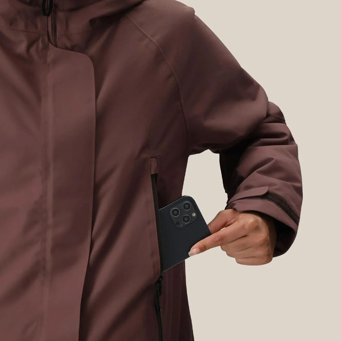 686 Women's Whisper Insulated Jacket 2026 - Peppercorn - Image 5