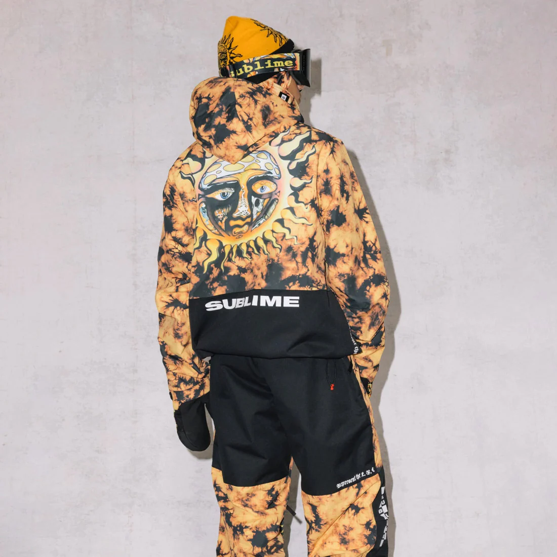 686 X Sublime Shell Anorak 2026 - Sublime Orange Tie Dye - Image 2