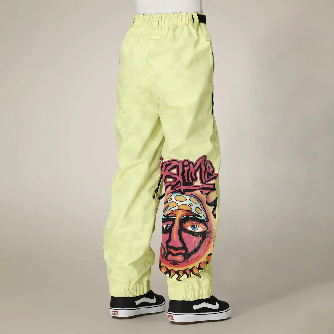 686 X Sublime Women's Shell Pant 2026 - Sublime Yellow Tie Dye - Image 2