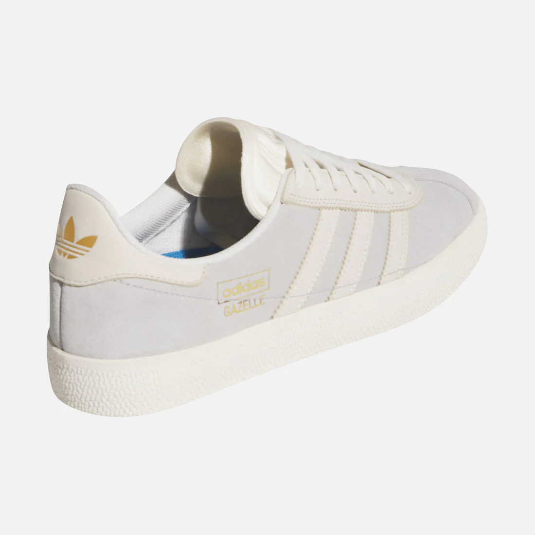 ADIDAS Gazelle ADV - Grey/Chalk White/Gold - Image 3