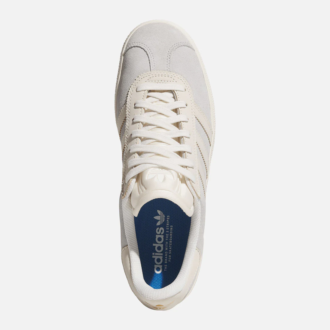 ADIDAS Gazelle ADV - Grey/Chalk White/Gold - Image 4