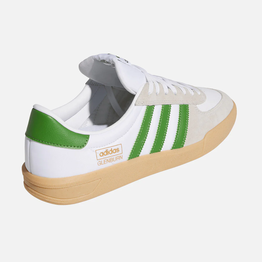 ADIDAS Glenburn - Cloud White/Crew Green/Gum - Image 3