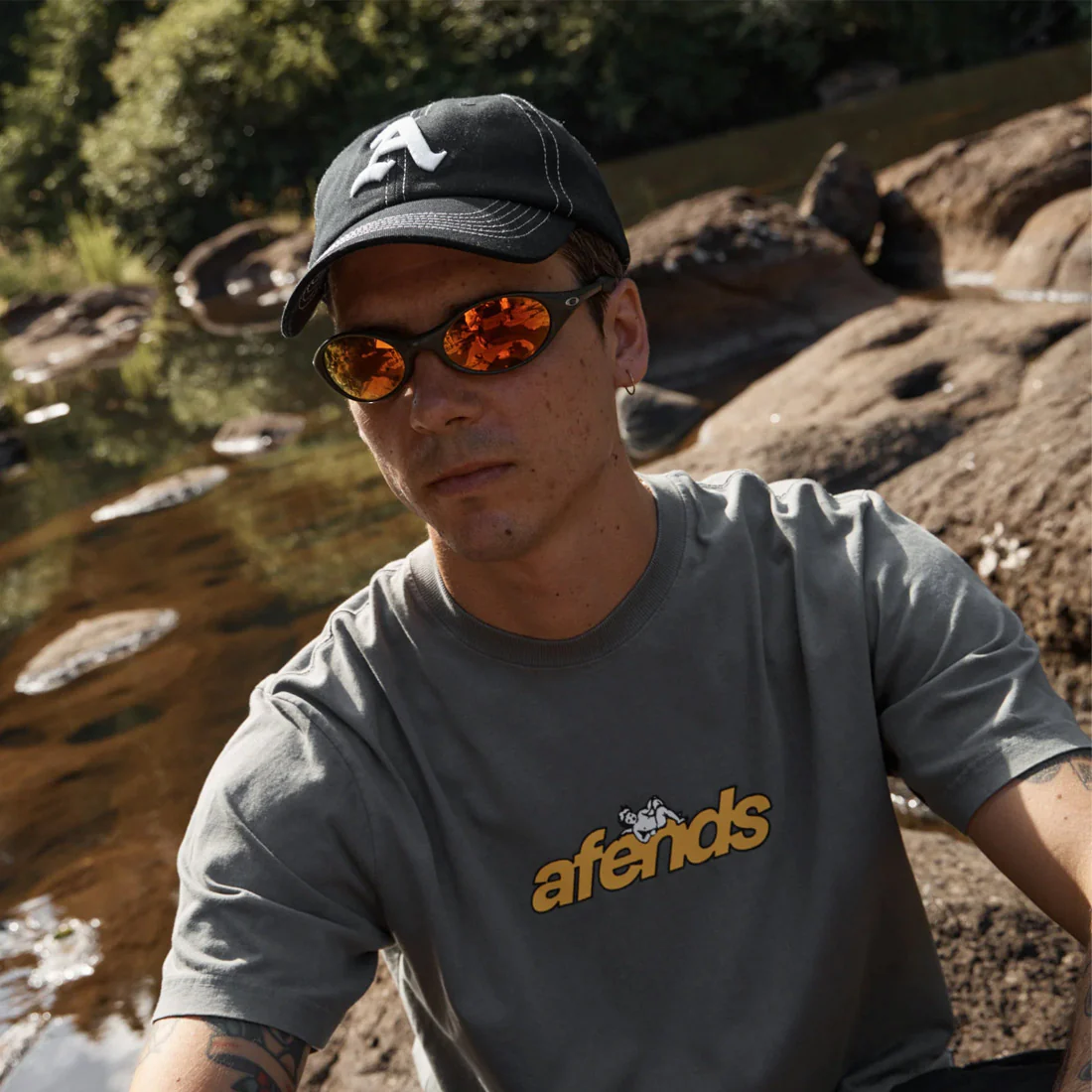 AFENDS Ayy Six Panel Cap - Black - Image 2