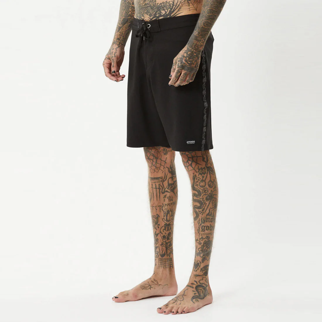 AFENDS Bound Surf Related 20" Boardshorts - Black - Image 3