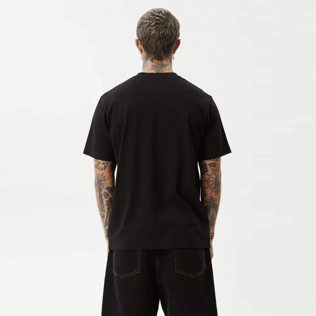 AFENDS Carpet Ride Retro Fit Tee - Black - Image 4