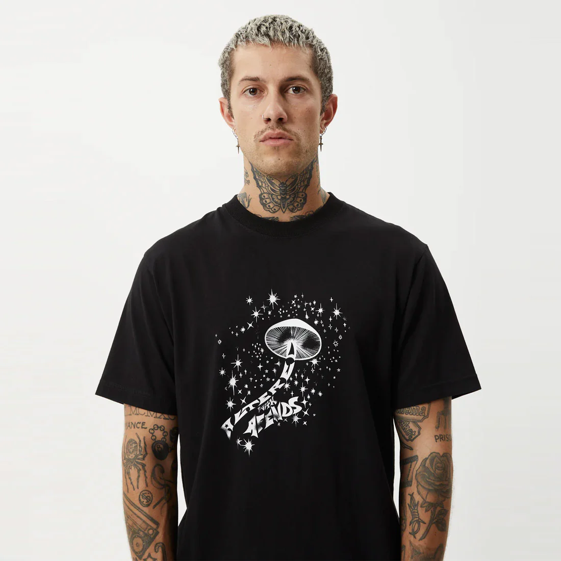AFENDS Carpet Ride Retro Fit Tee - Black - Image 5
