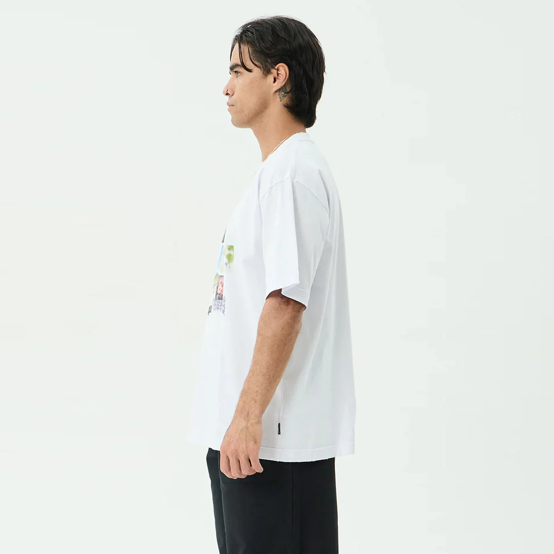 AFENDS Creatures Boxy Tee - White - Image 3
