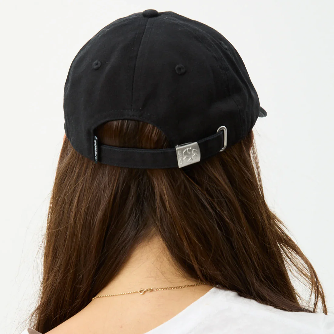 AFENDS Daylight Recycled Panelled Cap - Stone Black - Image 4