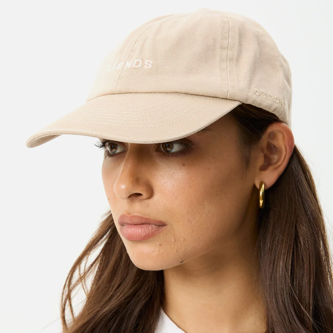 AFENDS Daylight Recycled Panelled Cap - Taupe - Image 2