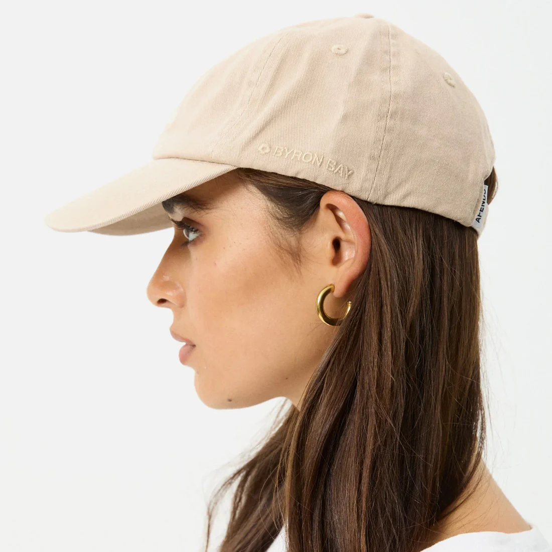 AFENDS Daylight Recycled Panelled Cap - Taupe - Image 3