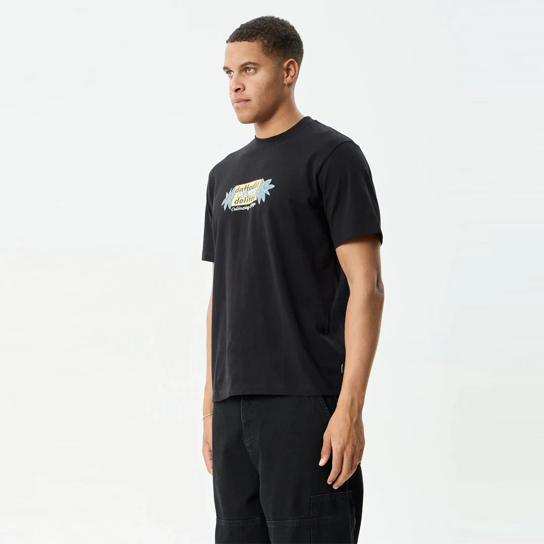 AFENDS Delites Heavyweight Retro Tee - Black - Image 2