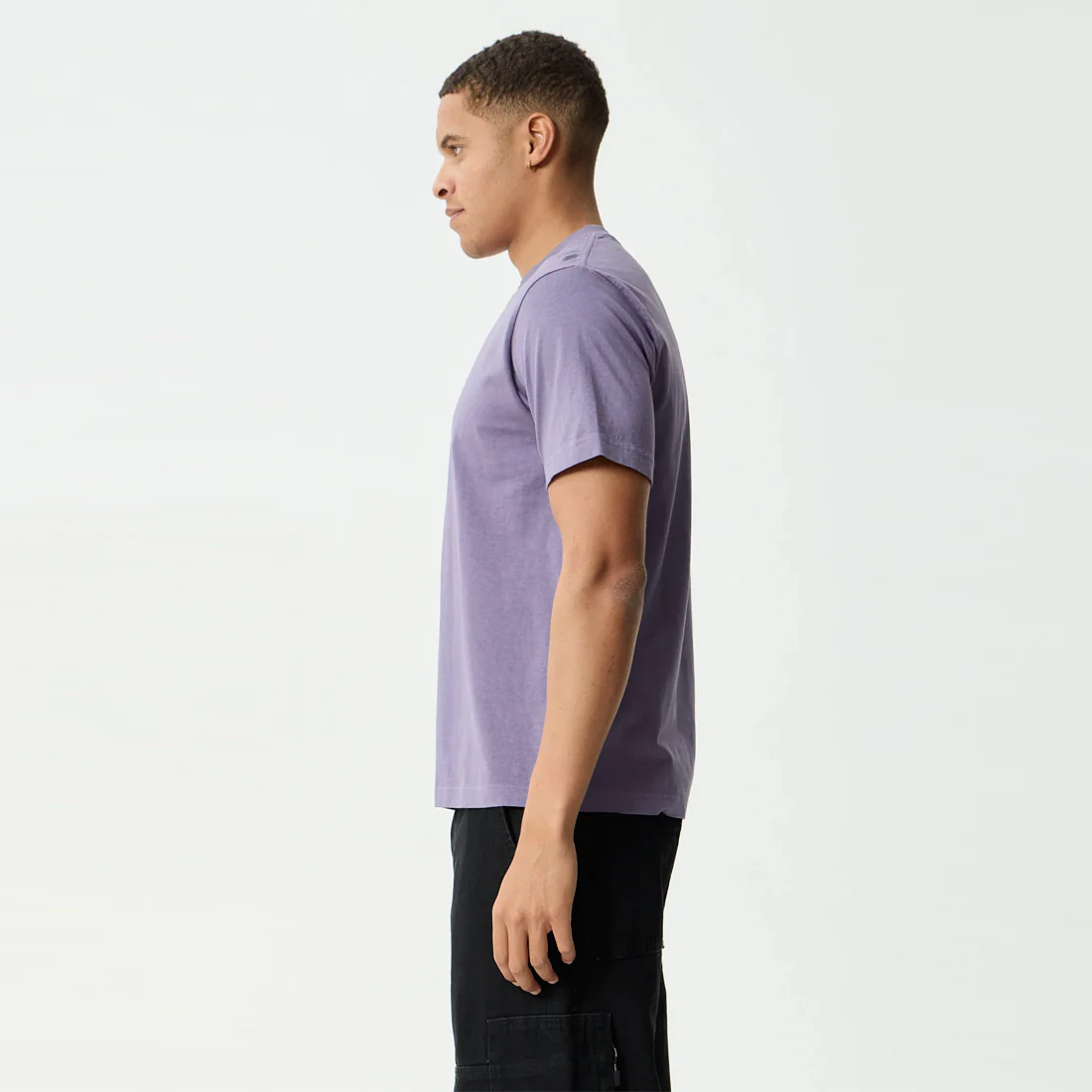 AFENDS Delites Heavyweight Retro Tee - Vintage Aubergine - Image 3