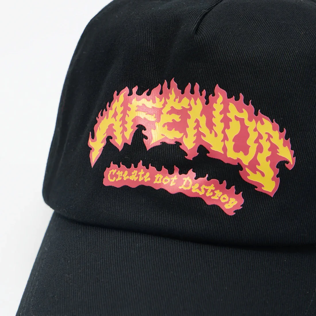 AFENDS Flame On Five Panel Cap - Black - Image 3