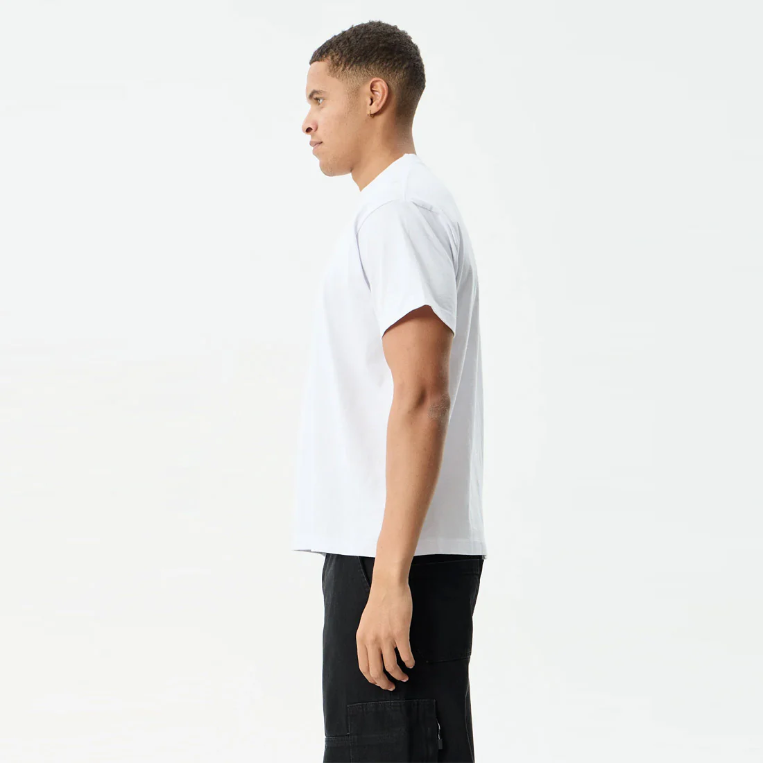 AFENDS Flower Patch Heavyweight Boxy Tee - White - Image 3
