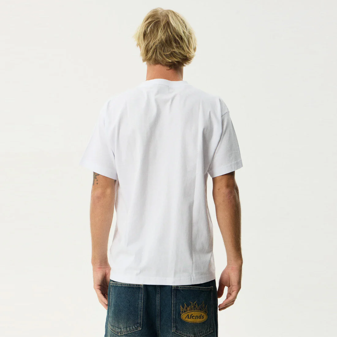 AFENDS Framed Boxy Tee - White - Image 4