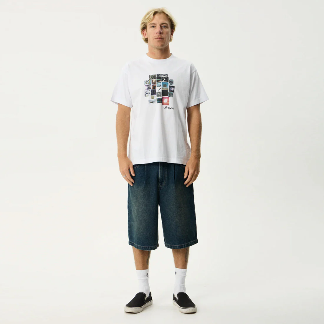 AFENDS Framed Boxy Tee - White - Image 6