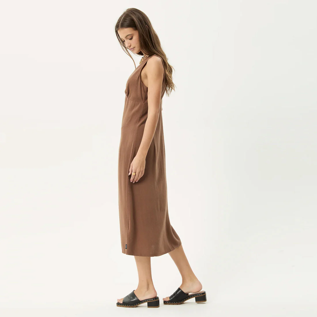 AFENDS Hartley Maxi Dress - Cinnamon - Image 4