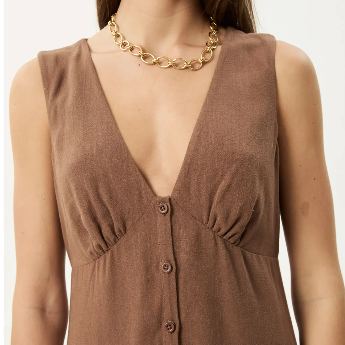 AFENDS Hartley Maxi Dress - Cinnamon - Image 6