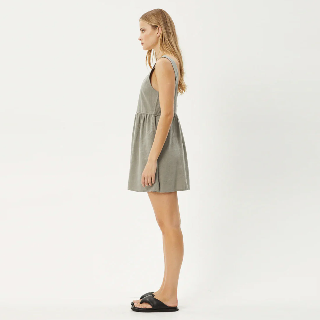 AFENDS Jesse Mini Dress - Olive - Image 5