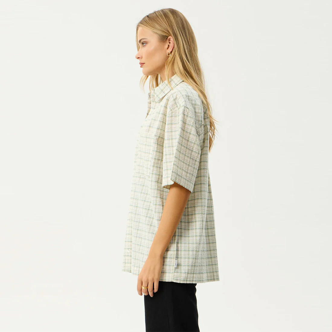 AFENDS Legacy Short Sleeve Shirt - Boa Check - Image 6