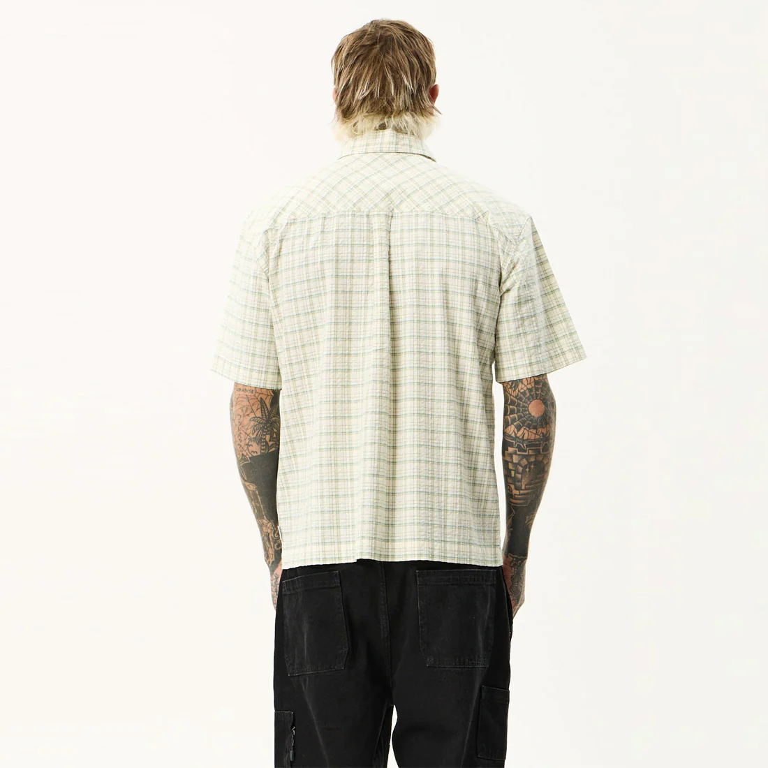 AFENDS Legacy Short Sleeve Shirt - Boa Check - Image 7
