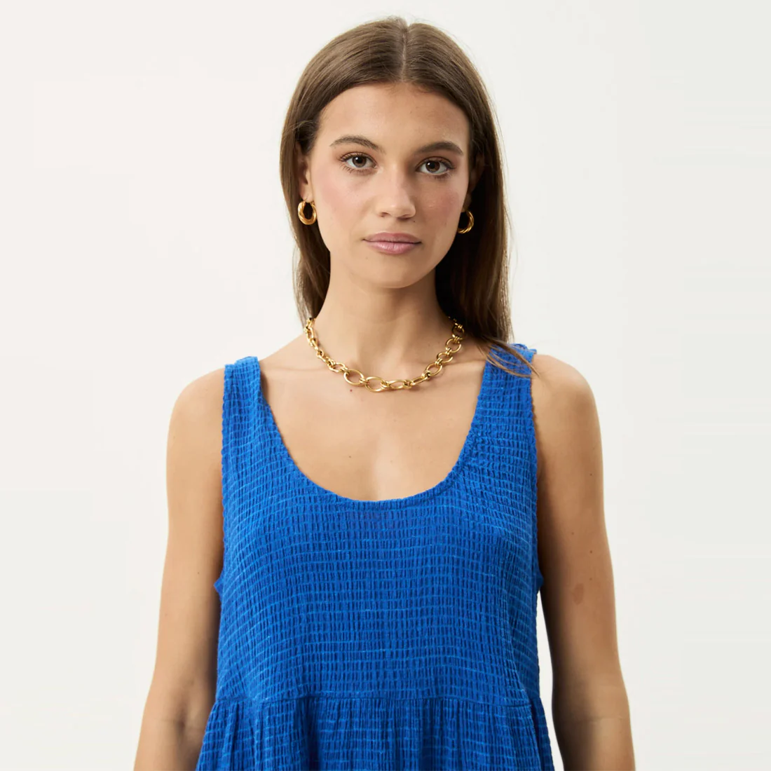 AFENDS Marina Jesse Seersucker Mini Dress - Marina - Image 4