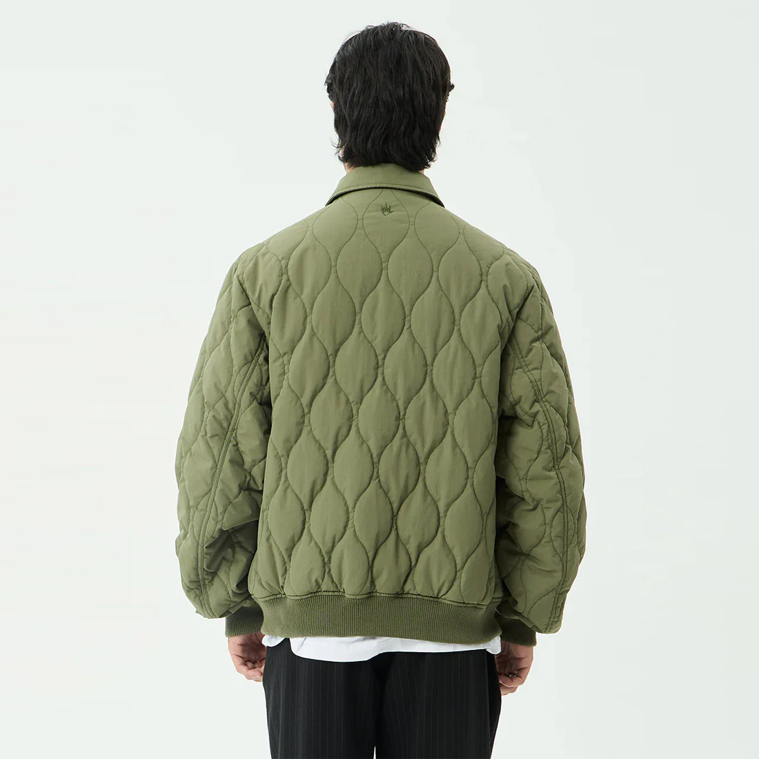AFENDS Mellross Bomber Jacket - Military - Image 4