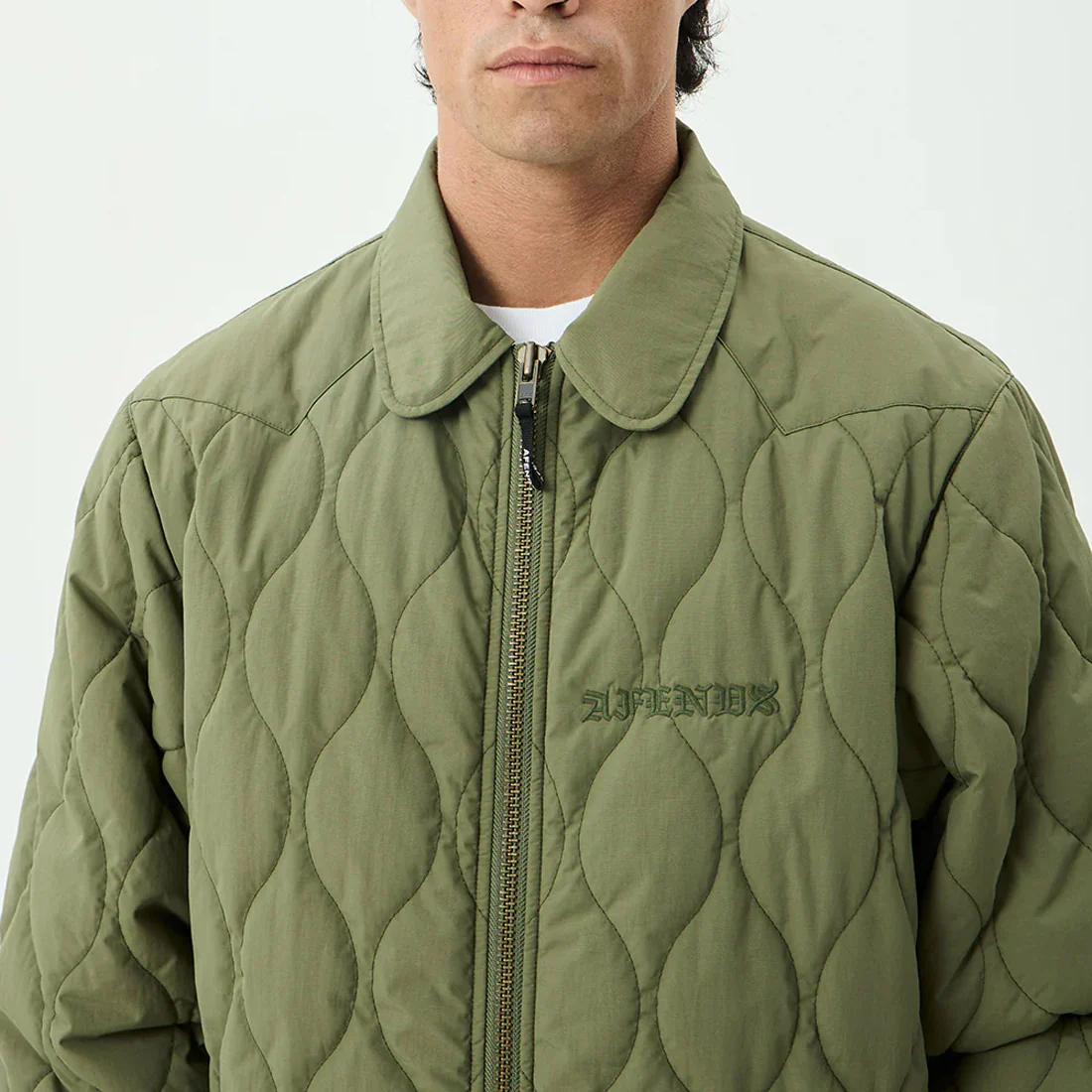 AFENDS Mellross Bomber Jacket - Military - Image 7
