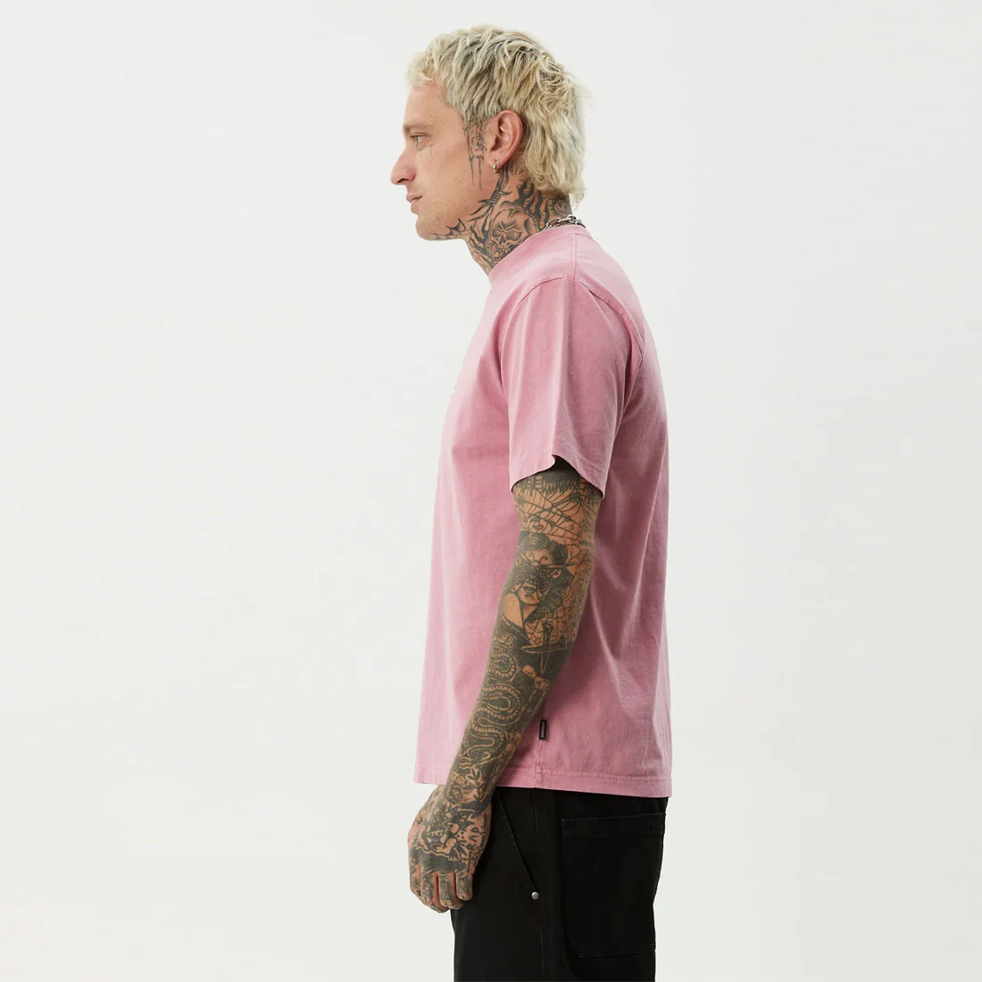 AFENDS My Tribe Heavyweight Retro Tee - Washed Marrakesh - Image 4