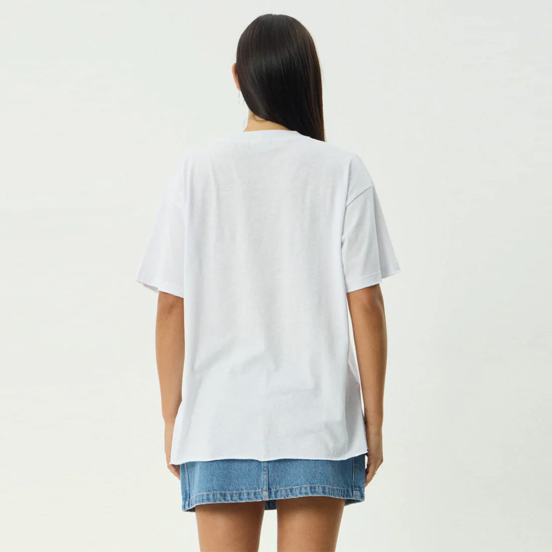 AFENDS Women's Open Up Oversized Tee - White/Black - Image 3