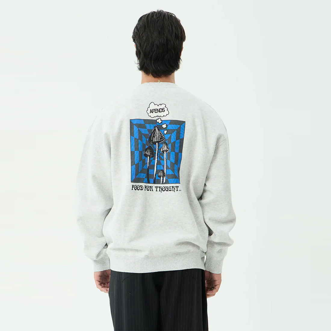 AFENDS Perception Crew - Grey Marle - Image 2