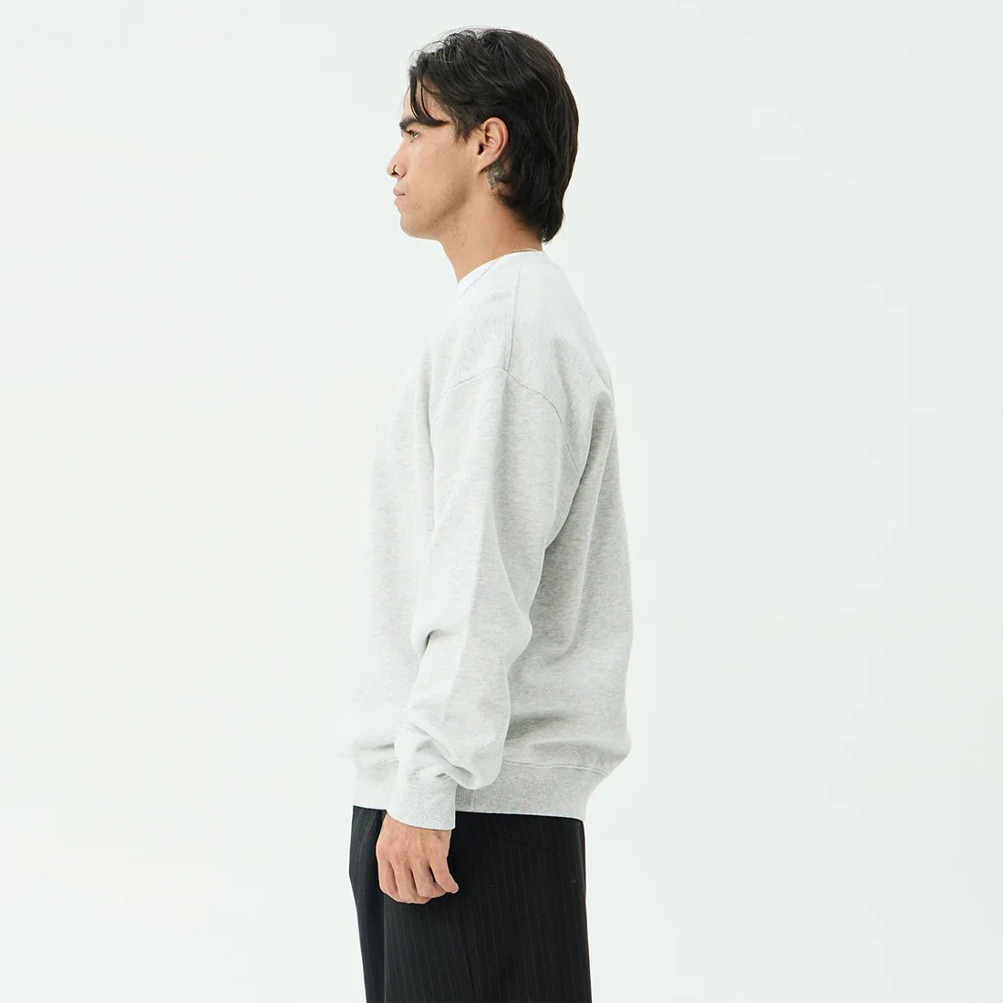 AFENDS Perception Crew - Grey Marle - Image 4