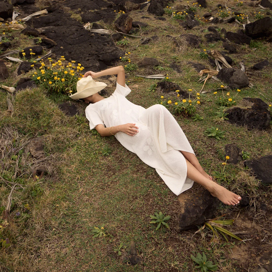 AFENDS Riley Knit Midi Dress - White - Image 5
