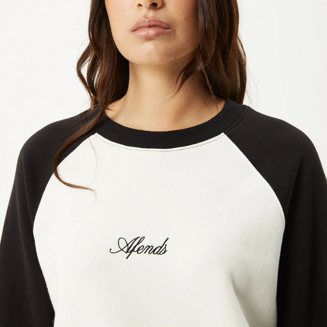AFENDS Women's Ryan Crew Neck - Black - Image 3